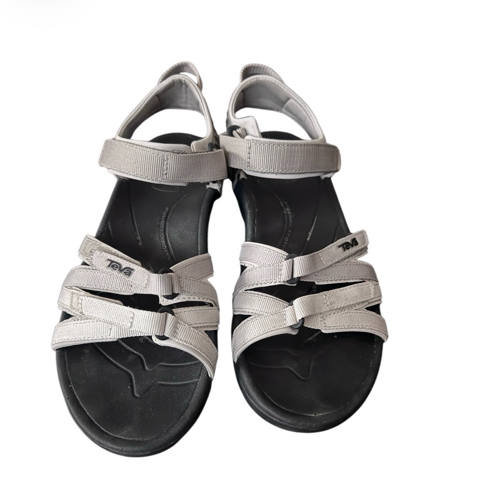 Tirra Teva Women's White and Gray Strappy Sandals - Picture 3 of 8